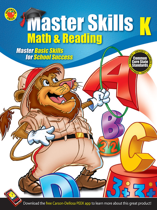 Title details for Math & Reading Workbook, Grade K by Brighter Child - Available